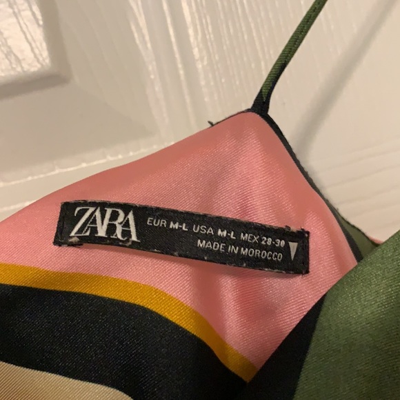 Zara Tops Zara Striped Bandana Top Poshmark